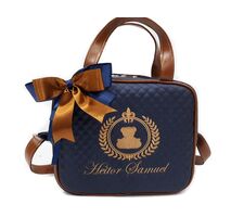 Frasqueira Azul Marinho Personalizada