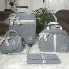 Kit Bolsas de Maternidade Cinza na Vila Sônia