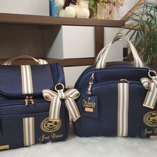 Kit Bolsa e Mochila com o Nome do Bebê em Bosque da Saúde